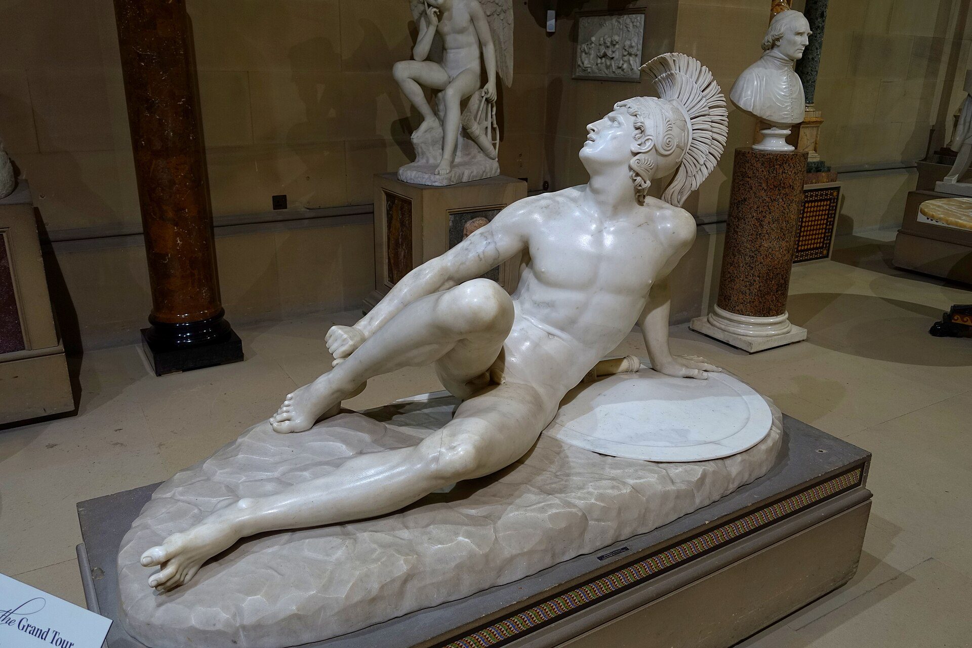 Filippo Albacinis skulptur The Wounded Achilles