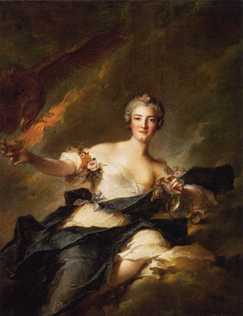 Hebe i Jean-Marc Nattiers målning The Duchess of Chaulnes Represented as Hebe