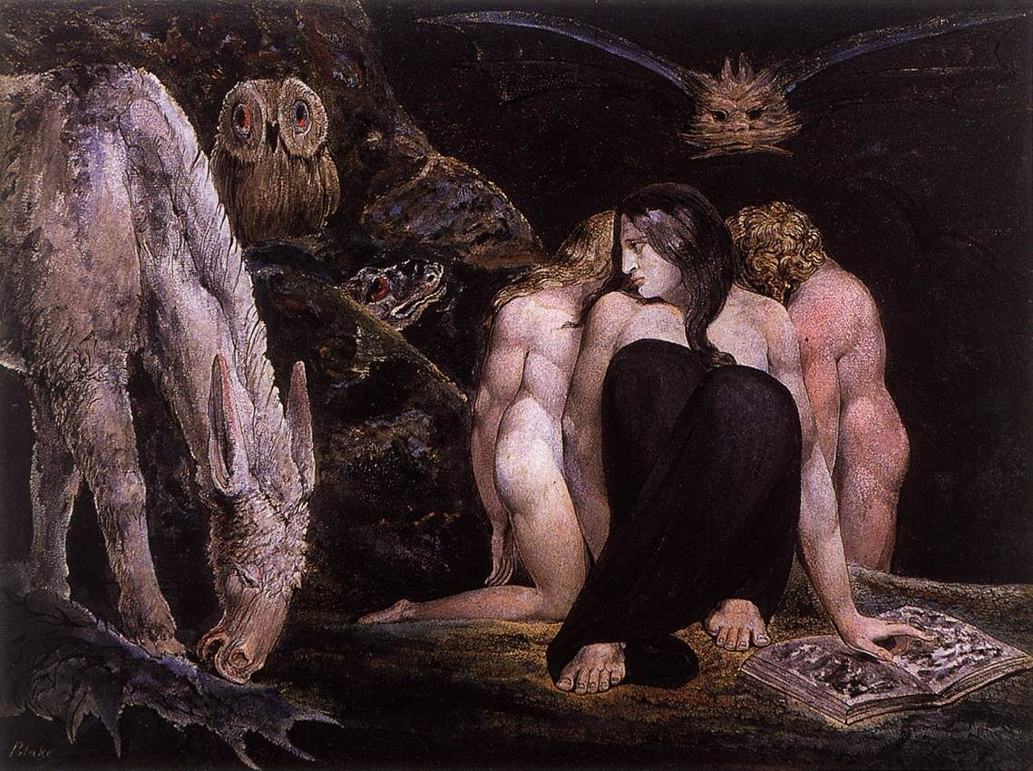 Gestalt i William Blakes The Night of Enitharmon's Joy, tidigare kallad The Triple Hecate