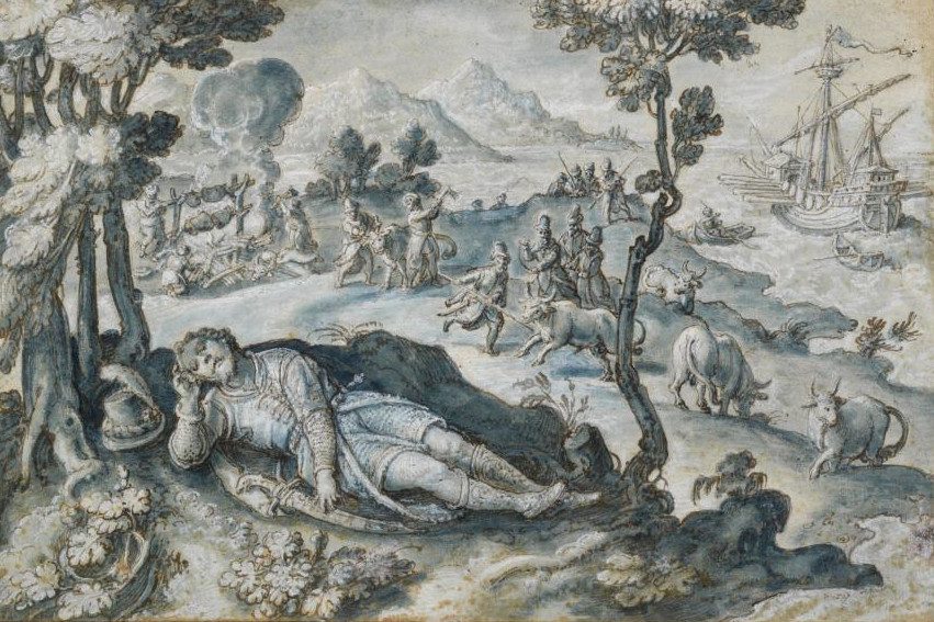 Odysseus och solguden Helios heliga kor