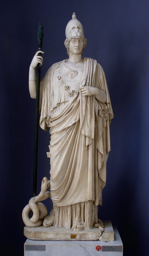 Athena Giustiniani i Vatikanmuseerna
