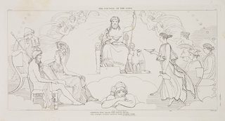 John Flaxmans illustration till Iliaden