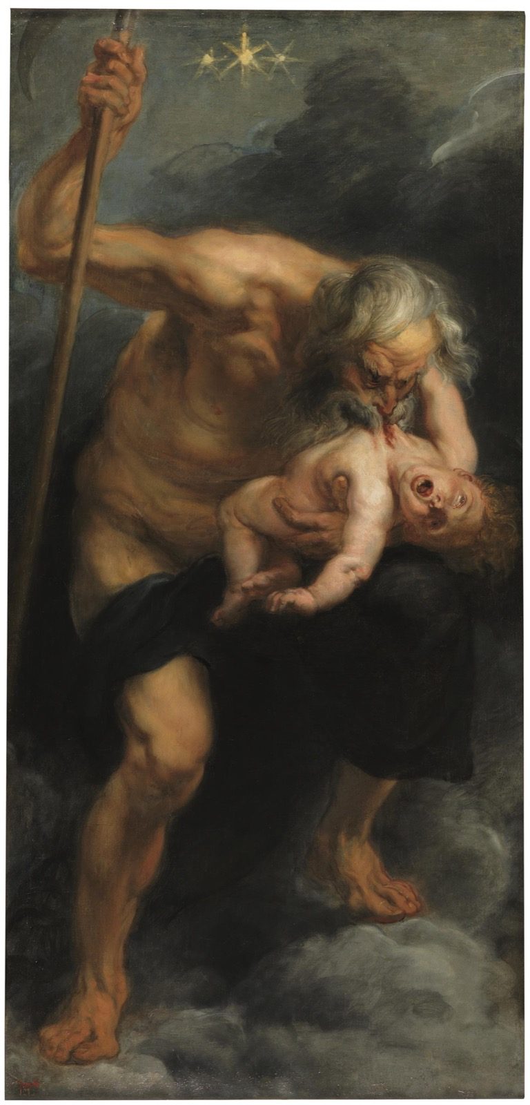 Kronos som Saturnus i Peter Paul Rubens målning Saturn