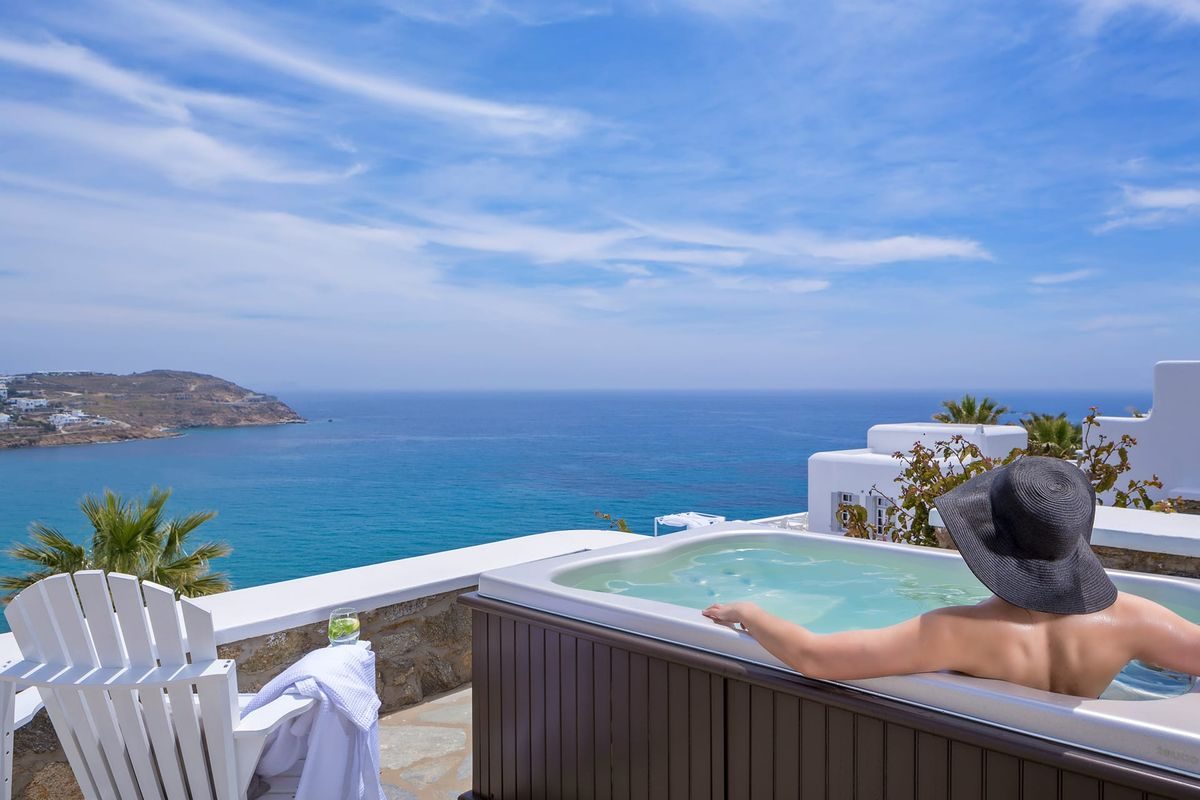 Mr and Mrs White Mykonos