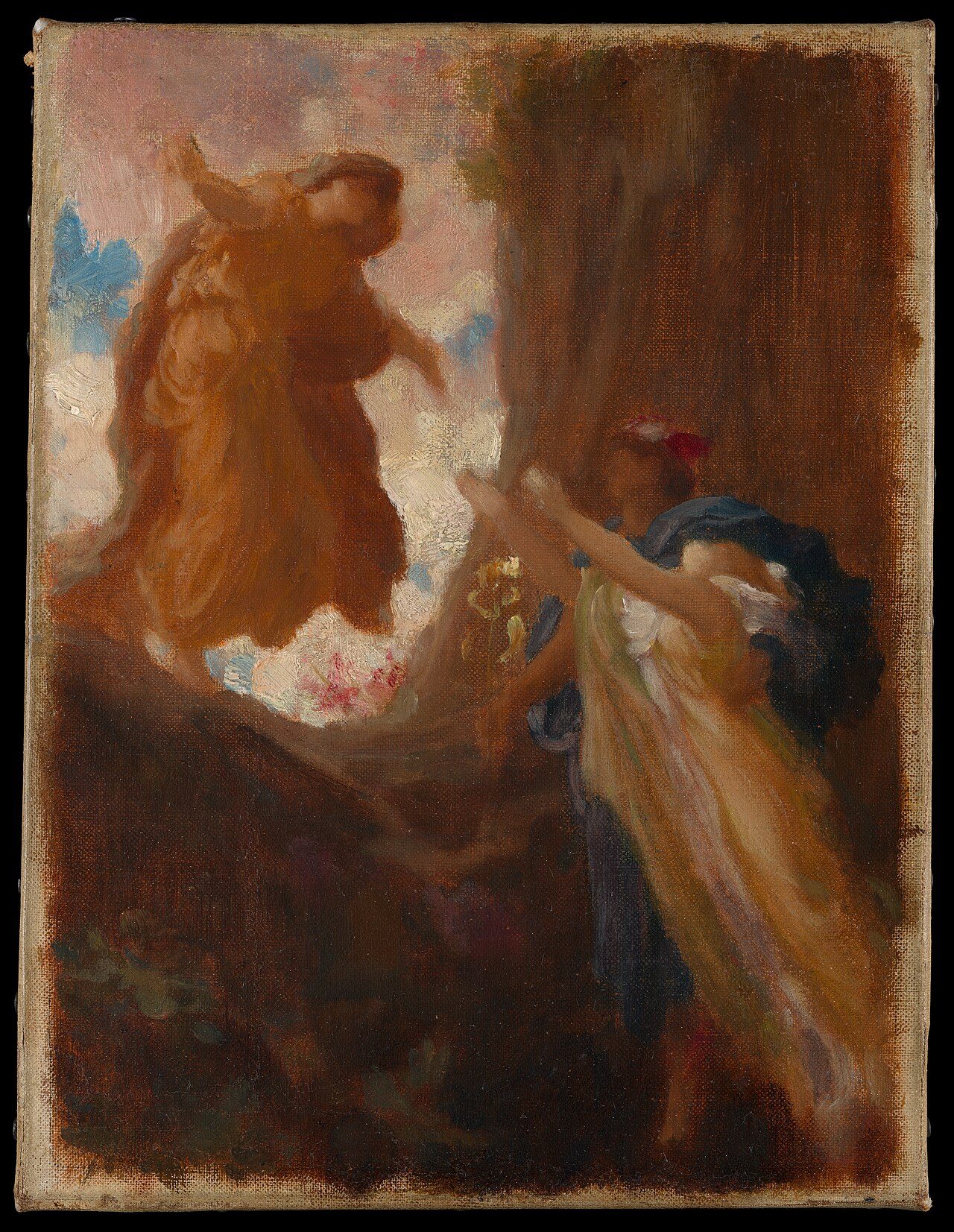 Persefone återvänder till Demeter i Frederic Leightons målning The Return of Persephone