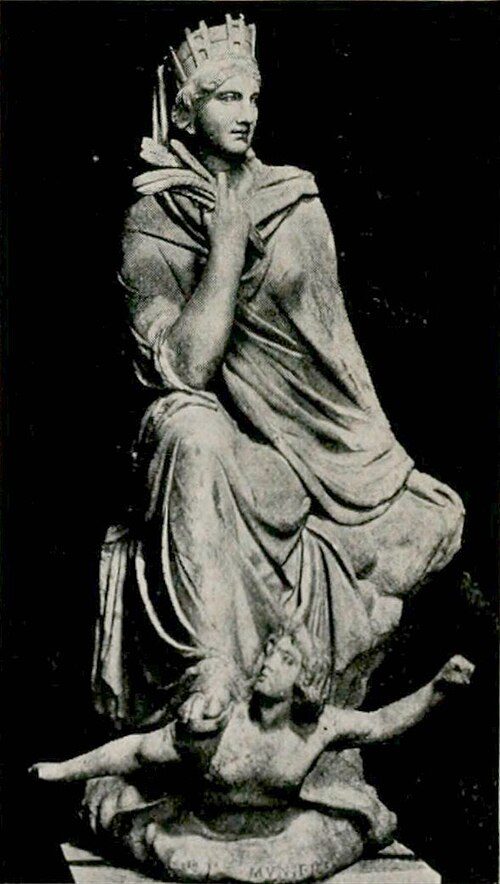 Tyche av Antiochia i en äldre public domain-illustration